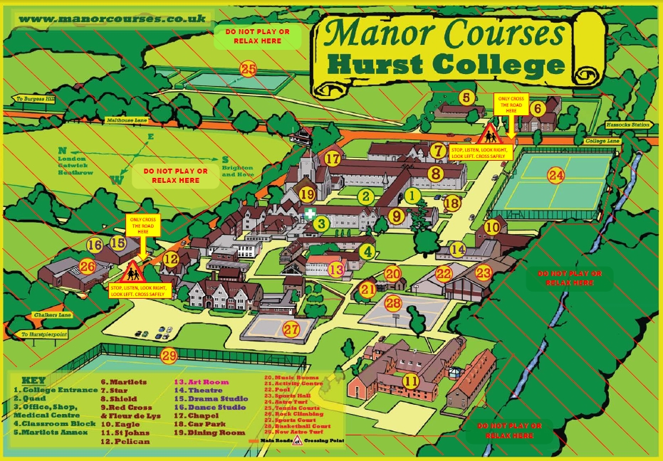 New Central Campus Map and Rules